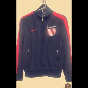 Nike USA Brushed Back Soccer Track Jacket